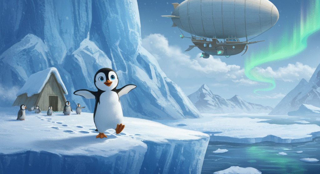 The Flying Penguin of Snowflake Bay